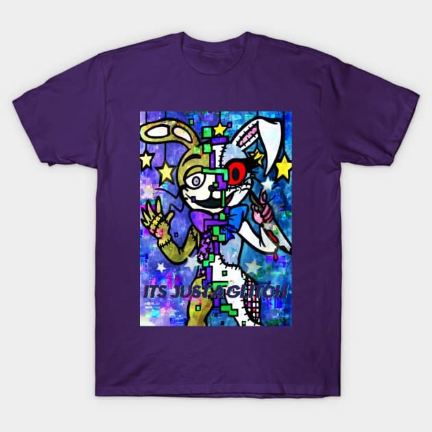 FNAF - It's Just A Glitch T-Shirt by ScribbleSketchScoo